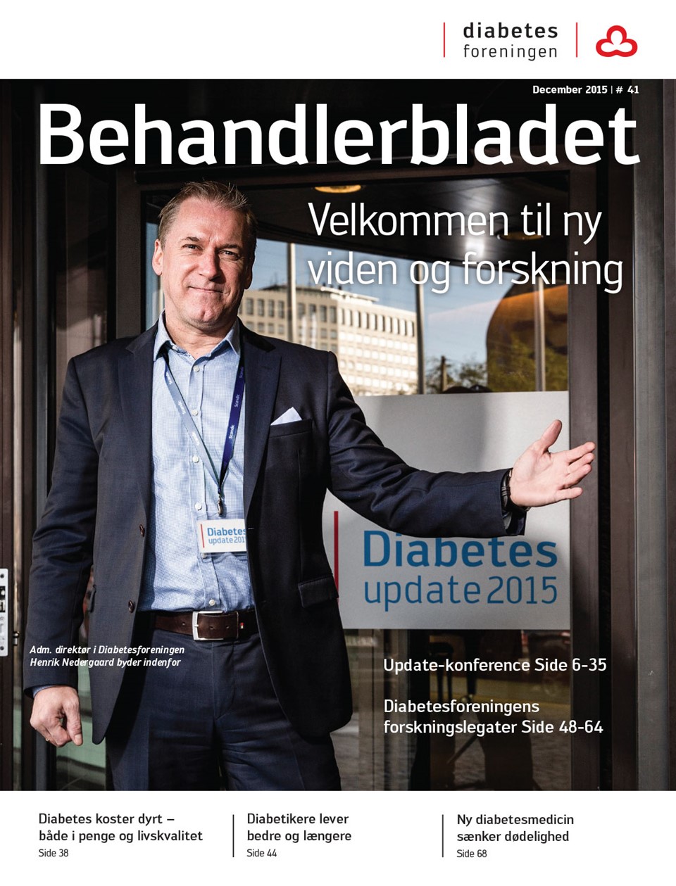 Forsiden af Behandlerbladet December 2015
